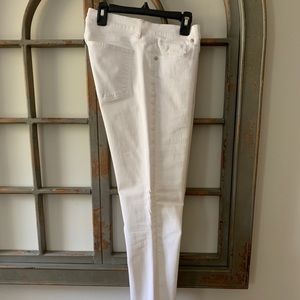 Loft Skinny White Jeans